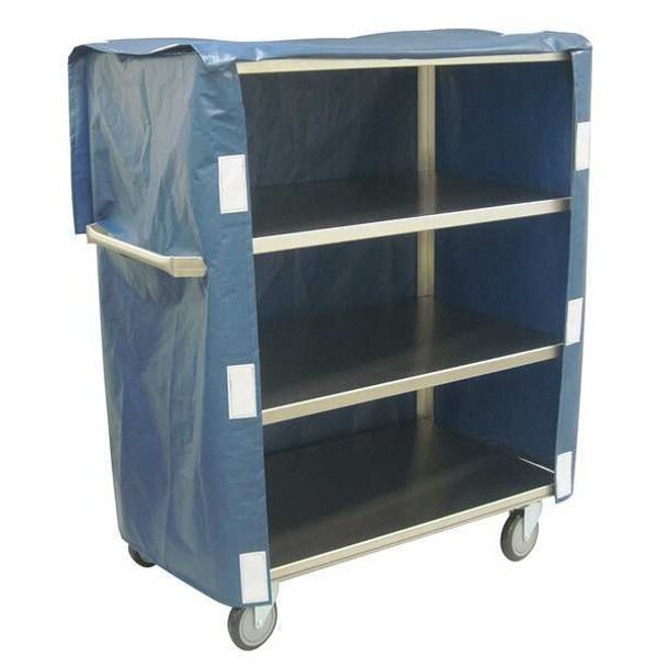 Manufacturer Varies Linen Cart,36 in L,Blue ZL236U503 Manufacturer Varies Linen Cart,36 in L,Blue ZL236U503