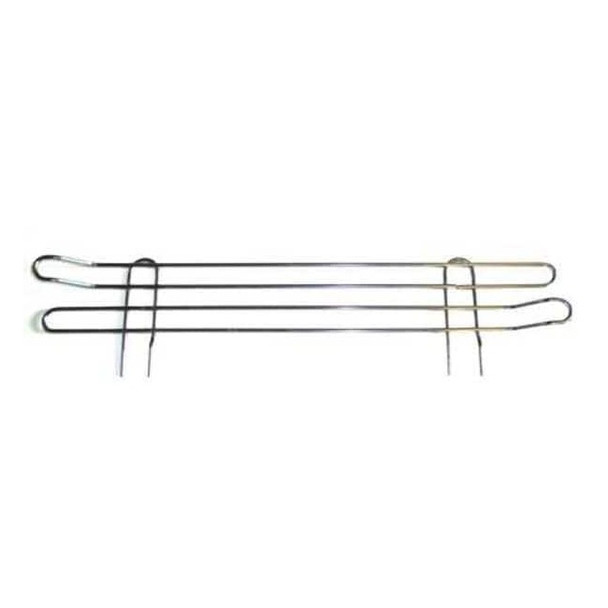 Metro Stackable Shelf Ledge, 18"D x 18"W x 4"H, Chrome L18N-4C-1PK