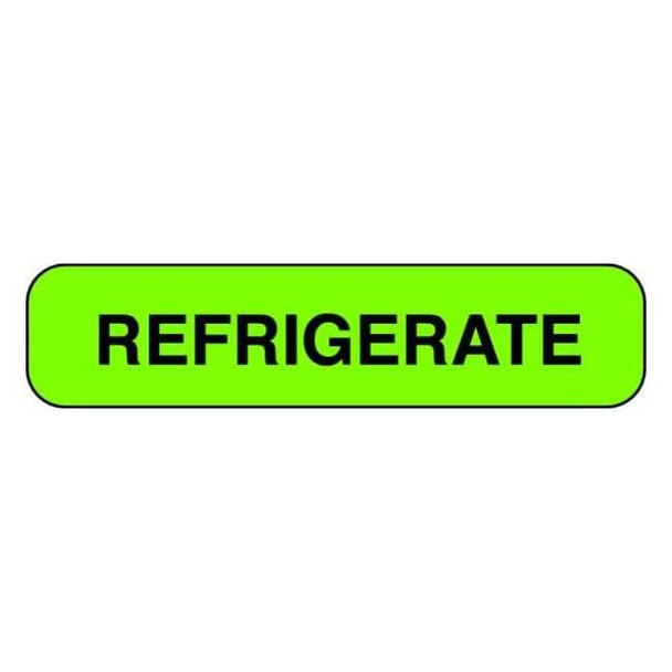 Roll Products Label,3/8 In. H,1-1/2 In. W,PK1000, 141496 141496