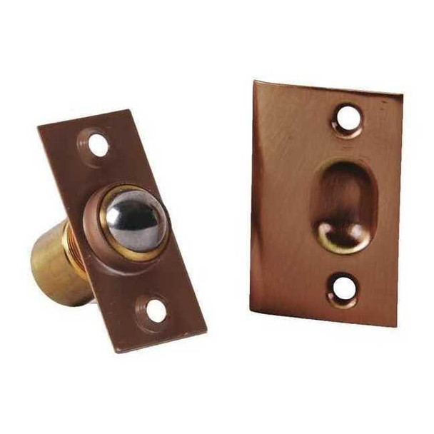 Ives Ball Catch,Satin,3.5 lb., 1-3/8 in.L 347B10