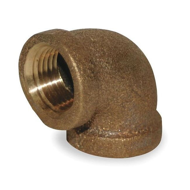 90 Degrees Elbow Red Brass 90 Degrees Elbow, 1 in Female NPT X 1 in Female NPT