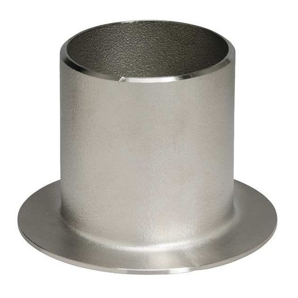 1/2 in Stub End Type C, Butt Weld, 304L Stainless Steel, Schedule 10