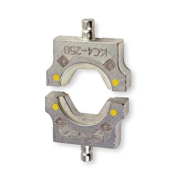 Greenlee Crimping Die Set,4 tons,8 AWG-300 kcmil KC4CU