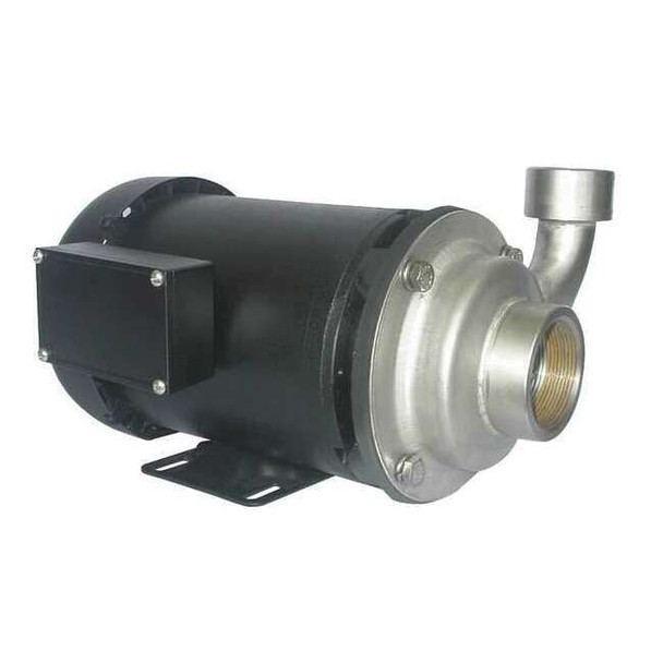 Dayton CentrfPmp, 1-1/2hp,SS, 1-1/4" 4JMX5