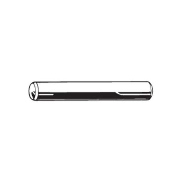 Standard Dowel Pin, 3/8 in Nominal Dia, 5/8 in L, Steel, 50 PK