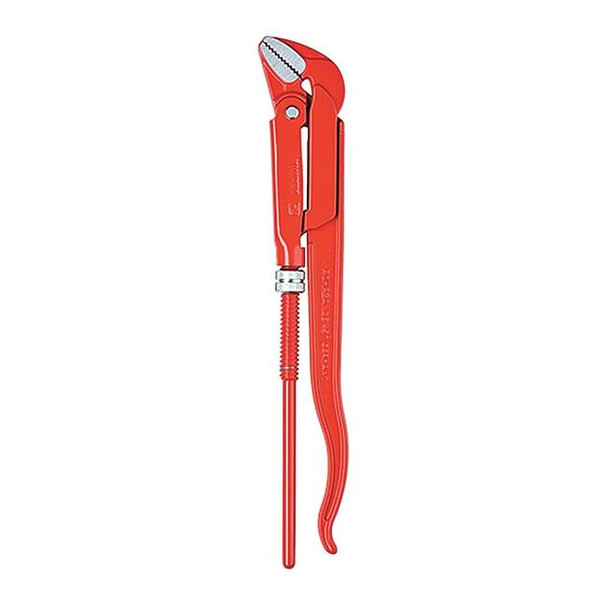 Knipex 22 in L 2 3/4 in Cap. Alloy Steel Swedish Pipe Wrench 83 20 020