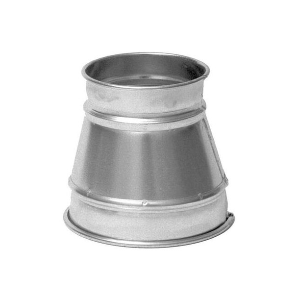 Nordfab Duct Reducer,Stainless Steel,22 ga Thick 8040026038