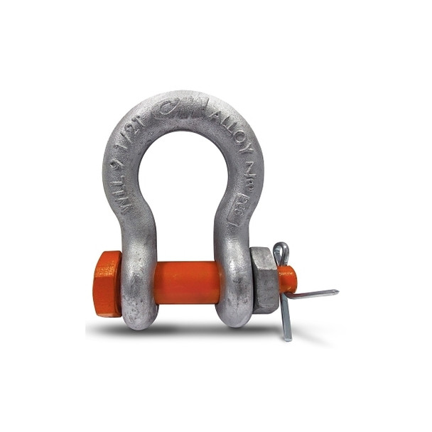 Bolt & Nut Anchor Shackles, 1/2 in Bail Size, 3 Tons
