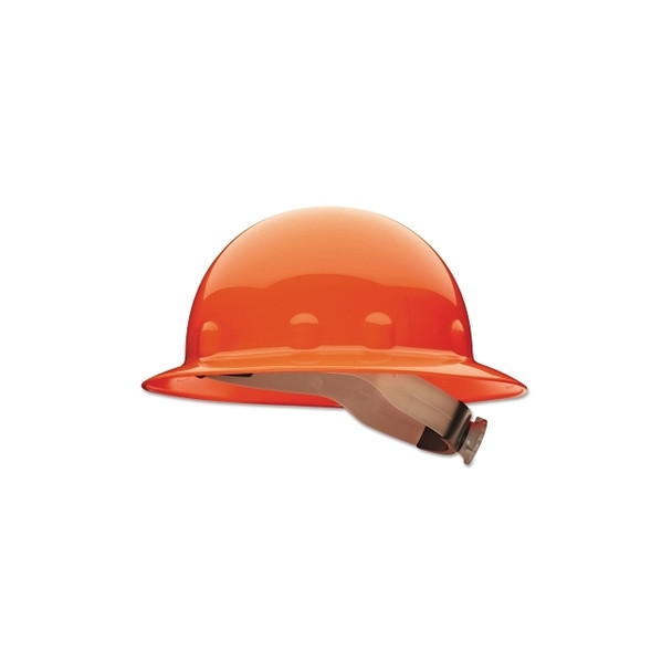 E1RW Full Brim Hard Hat, Ratchet, SuperEight, Orange