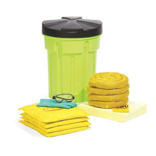 Spilltech Biohazard Spill Kit,23.1 gal.,Drum SPKHZ-30-HV