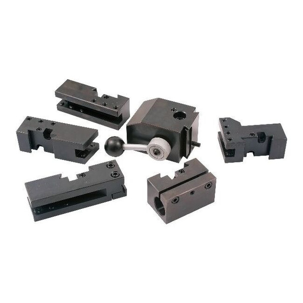 Hhip 6 Piece KDK Style-100 Quick Change Tool Post & Holder Set 3900-5425