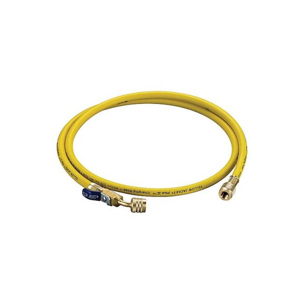 Yellow Jacket Hose,6 ft Overall L.,Yellow,Nylon 30460