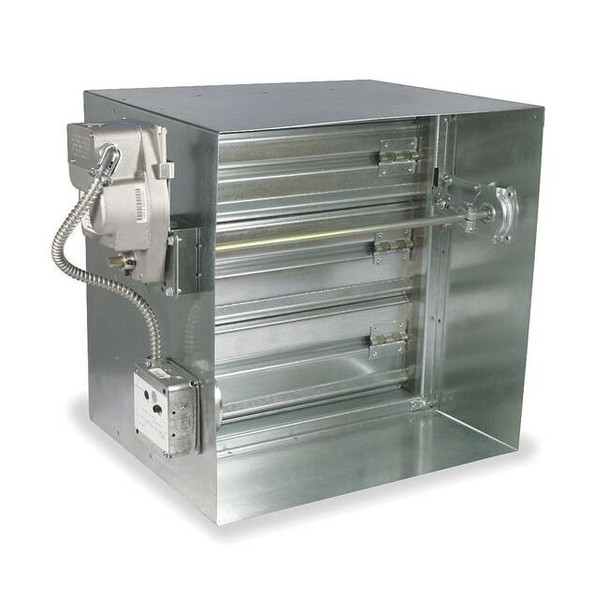 Dayton Square Fire/Smoke Damper,15-3/4 In. W 3HGK3