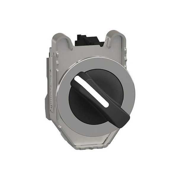 Schneider Electric Selector Switch, 2 Pos, 30 mm, Black XB4FD41