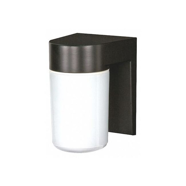 Nuvo 1 Light 8 in. Utility Wall Mount With White Glass Cylinder B SF77-137