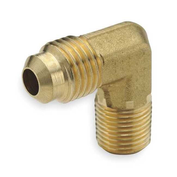 Parker Elbow,Brass,Flared5/8",MNPT3/8",PK10 149F-10-6