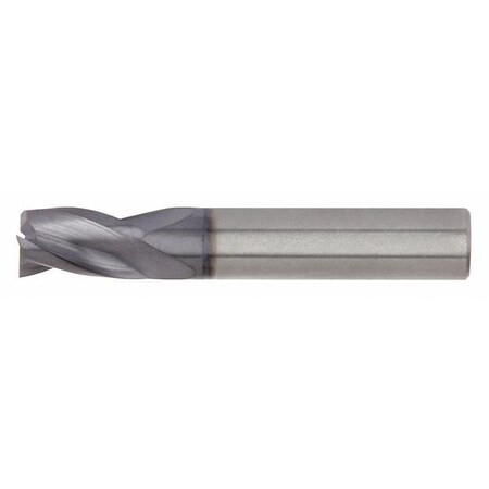 Widia Square End Mill, 0.5 in, Carbide I3S0500T100R