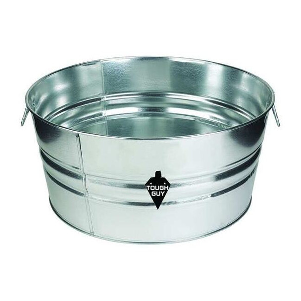 Manufacturer Varies Utility Tub,15 gal.,Silver 3ANT2