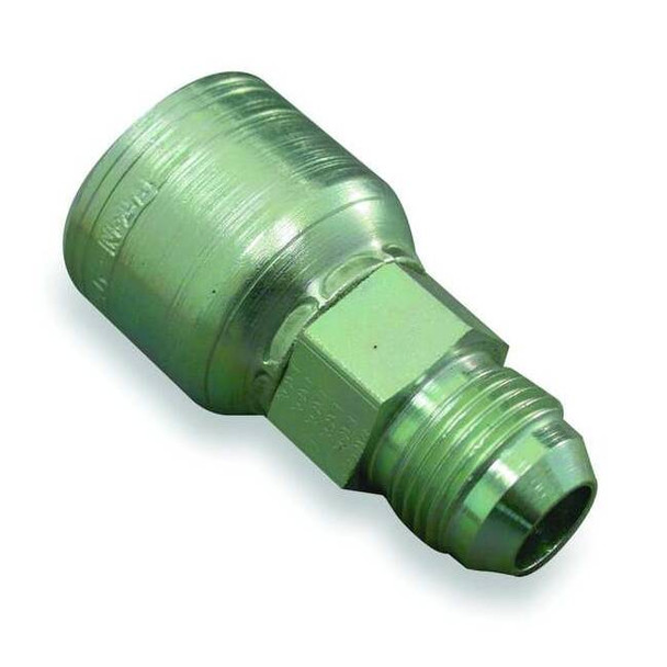 Eaton Aeroquip Crimp Fitting,5/8" I.D.,1-1/16",M,JIC 1AA12MJ10