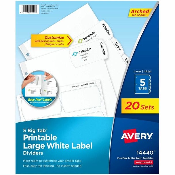 Avery&reg; Big Tab Tab Divider 14440