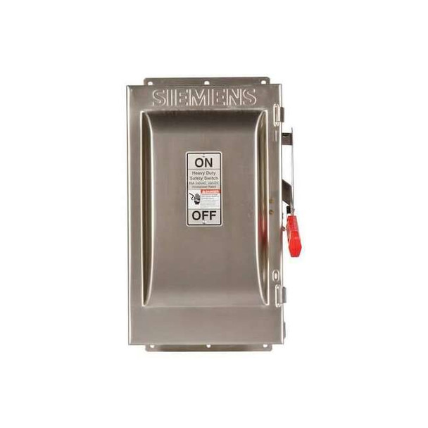 Siemens Fusible, Safety Switch, Heavy Duty, 240 V, 3PST HF322S