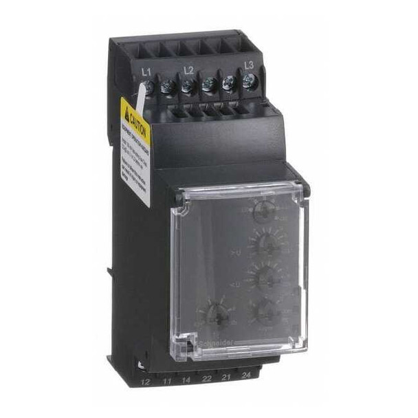 Schneider Electric 3 Phase Monitor Relay,DPDT,480VAC,12 Pin RM35TF30