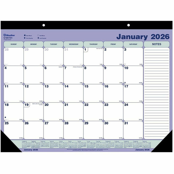 Blueline  Desk Pad Calendar C181731