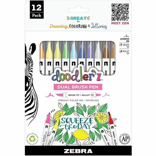 Zebra Pen Doodler'z Coloring Pen 61002