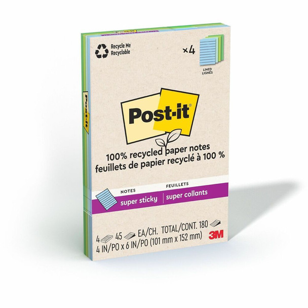 Post-it&reg; Super Sticky Adhesive Note 4621R4SST