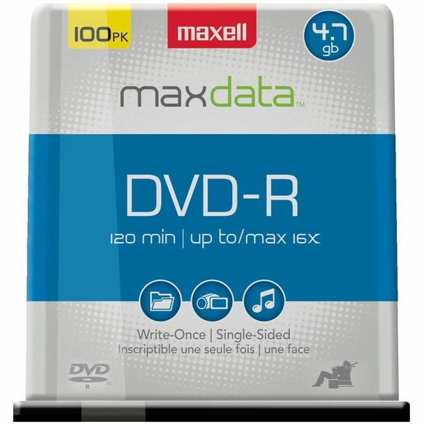 Maxell 16x DVD-R Media - 120mm - 2 Hour Maximum Recording Time