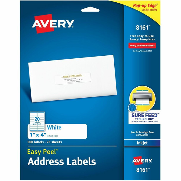 Avery&reg; Easy Peel Address Label 8161