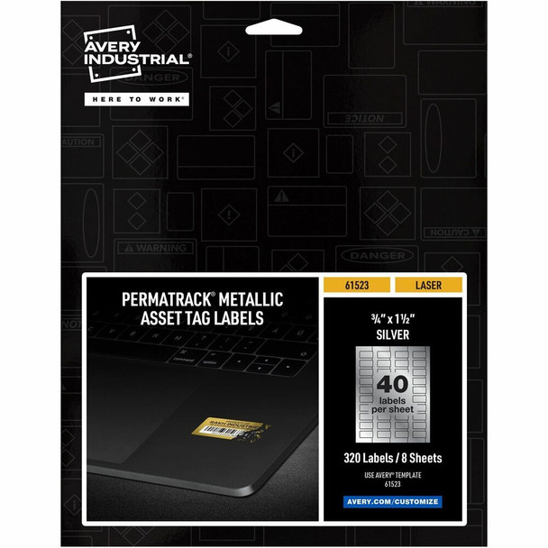 Avery&reg; PermaTrack Asset Tag Label 61523
