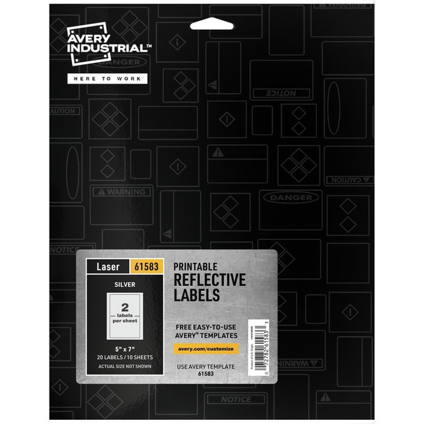 Avery&reg;  Caution Label 61583
