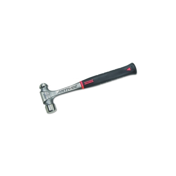 Anti-Vibe Ball Pein Hammers, Straight Handle, 12 7/8 in, Steel
