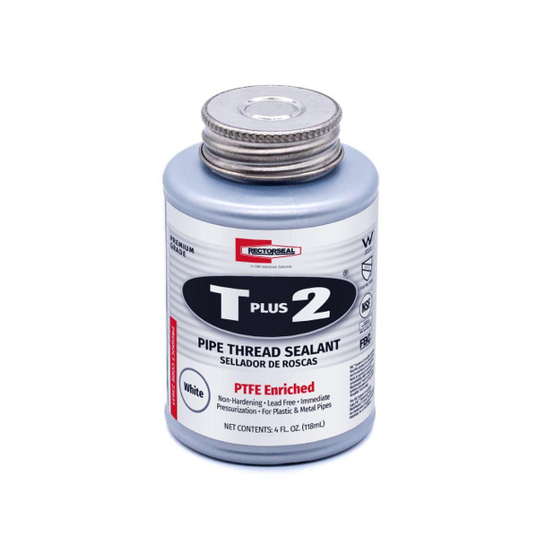 23631 Rectorseal T Plus 4 Oz. White Pipe Thread Sealant with PTFE