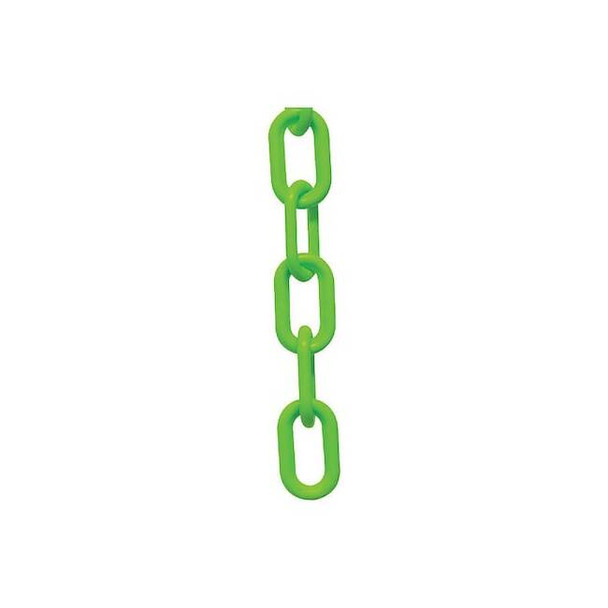 Manufacturer Varies Plastic Chain, Safety Green, 25 ft Length, Gloss 50014-25