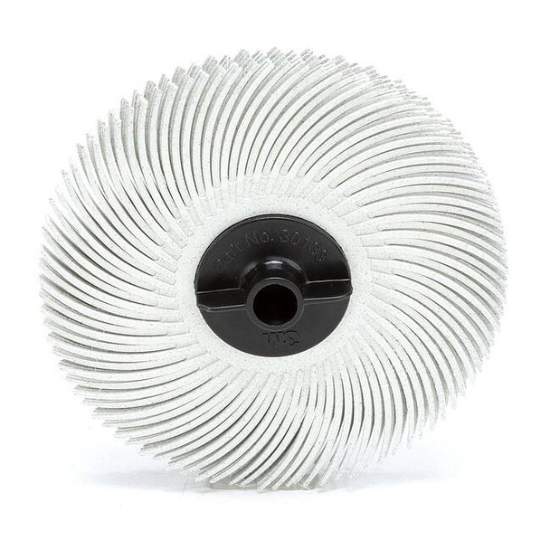 Scotch-Brite Radial Bristle Disc,TC,3In Dia,120G,PK40 7100138296