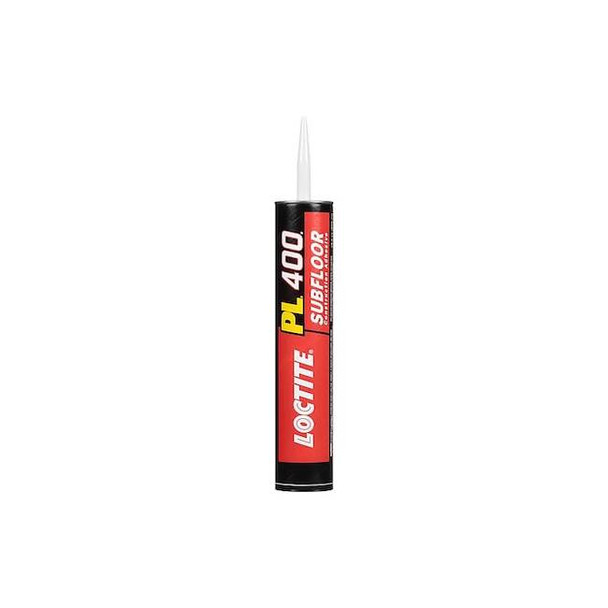 Loctite Construction Adhesive, PL 400 Series, 28 fl oz, Cartridge 1602142