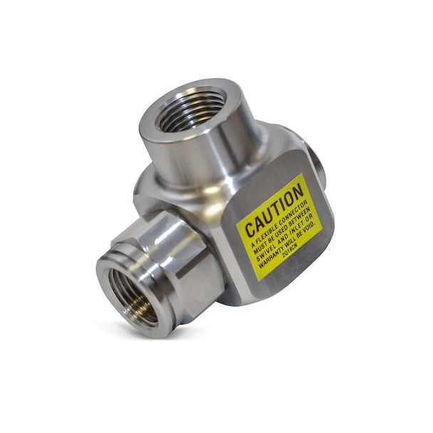 Coxreels Swivel,90 Deg.,SS,3/8 in FNPT Inlet 433-SS