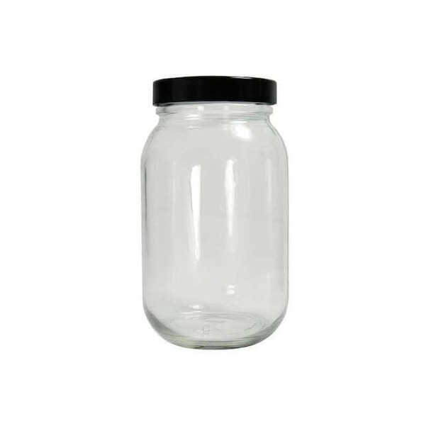 Manufacturer Varies Bottle,Wide,128 Oz,Standard,Glass,PK4 GLC-01877