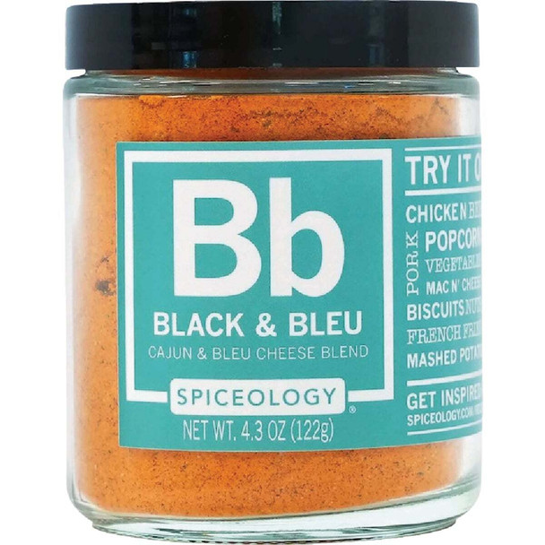 Spiceology Black & Bleu 4.3 Oz. Cajun & Bleu Cheese Blend 10018