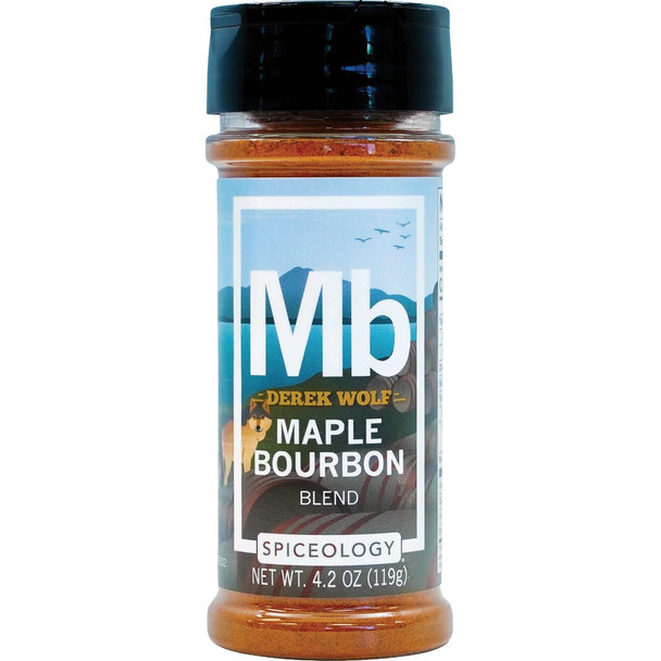 Spiceology Derek Wolf 4.2 Oz. Maple Bourbon Blend Rub 10589