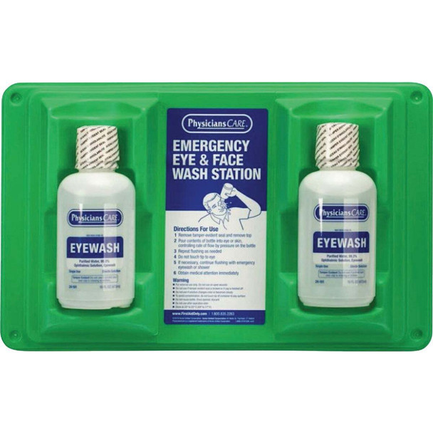 First Aid Only 16 Oz. Bottle Personal Eyewash Station (2-Pack) 24-102-001