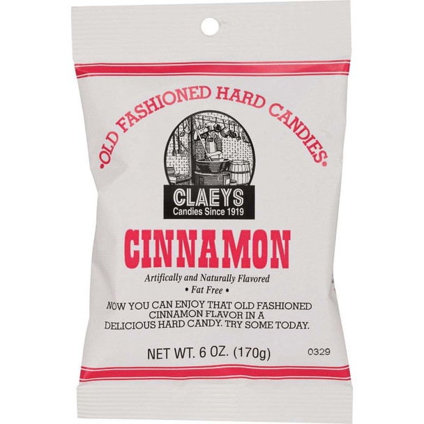 Claeys 6 Oz. Old Fashion Cinnamon Hard Candy 676 Pack of 24