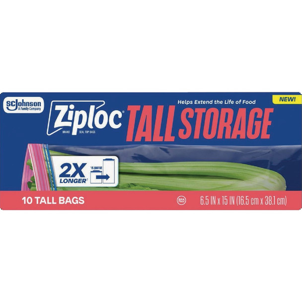 Ziploc Tall Storage Bag (10-Count) 01456