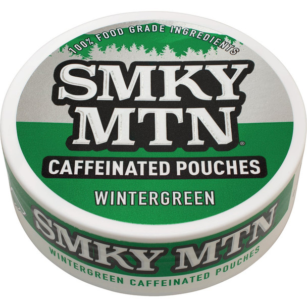 Smokey Mountain Wintergreen Caffeinated Pouches 1760 Pack of 10