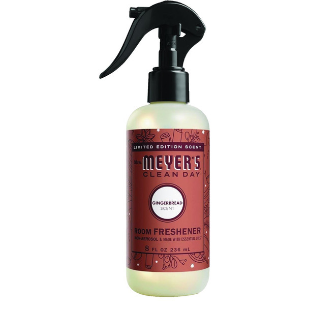 Mrs. Meyer's Clean Day 8 Oz. Gingerbread Room Non-Aerosol Spray Air Freshener