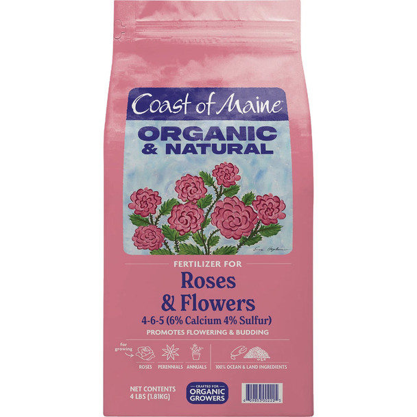 Coast of Maine 4 Lb. Organic & Natural Rose & Flower Fertilizer RF6001