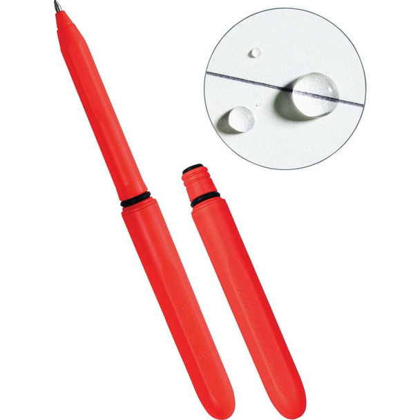 Rite in the Rain Orange All-Weather Pocket Pen, Black Ink (2-Pack) OR92