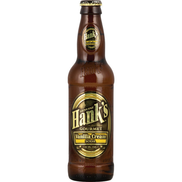 Hank's 12 Oz. Premium Vanilla Cream Soda (4-Pack) 144 Pack of 6
